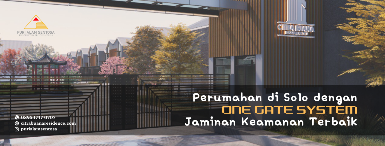 Perumahan di Solo dengan One Gate System, Jaminan Keamanan Terbaik
