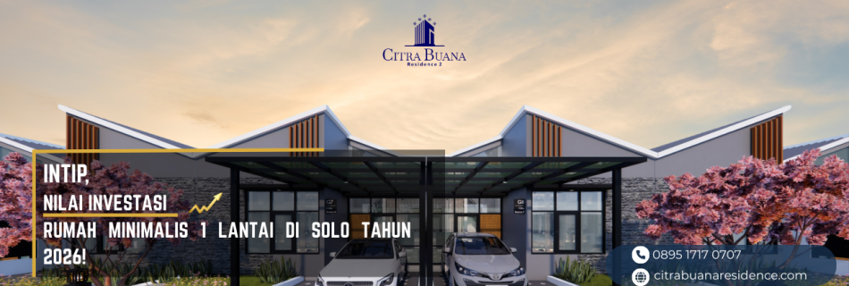 rumah minimalis 1 lantai solo