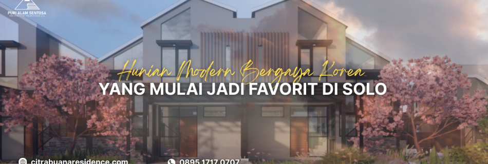 Hunian Modern Bergaya Korea