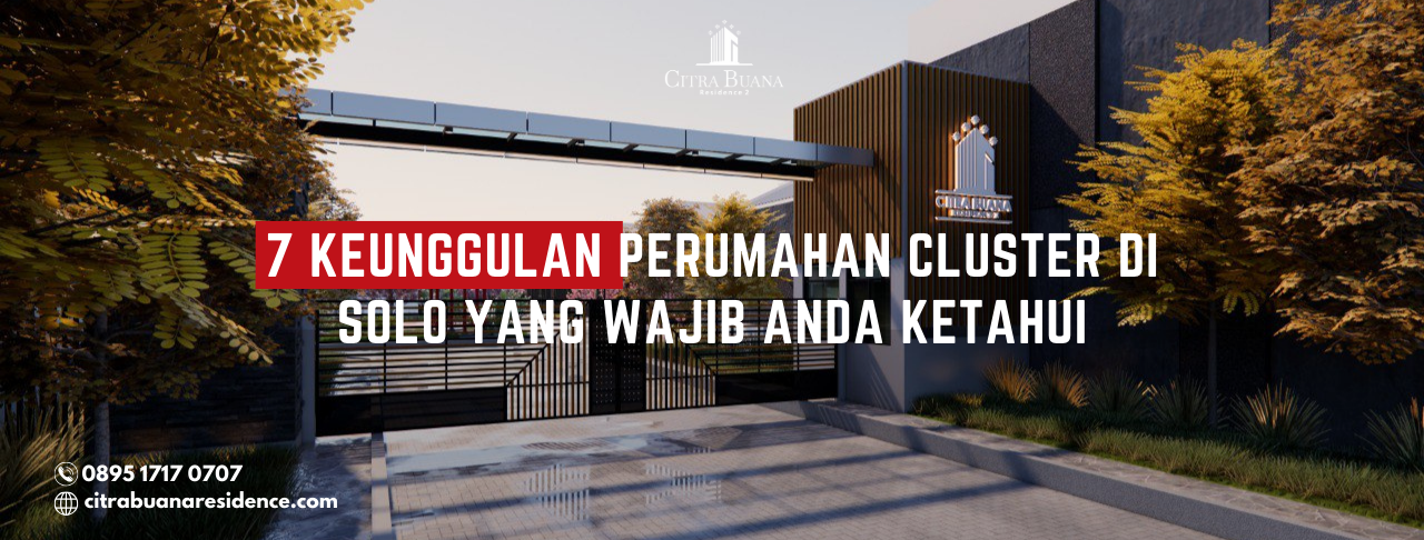 Perumahan Cluster di Solo