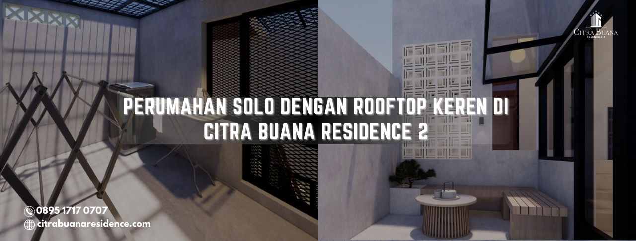 perumahan Solo dengan rooftop