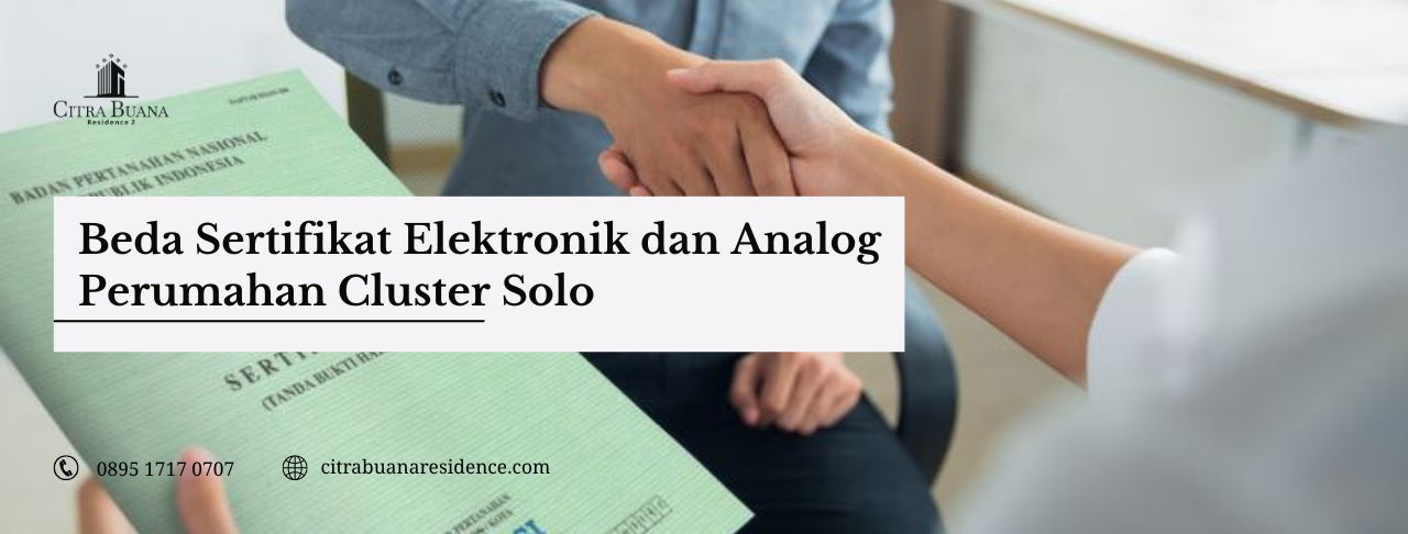 analog perumahan cluster solo