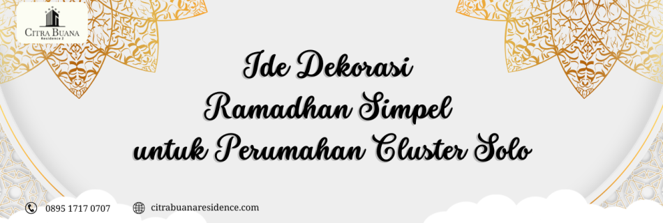dekorasi perumahan cluster solo