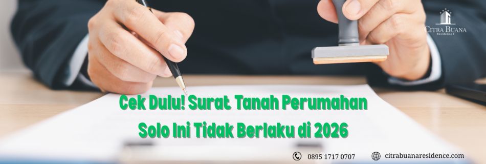 tanah perumahan solo