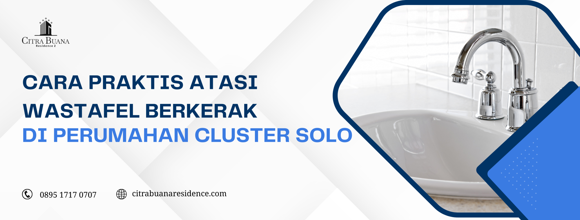 wastafel perumahan cluster solo