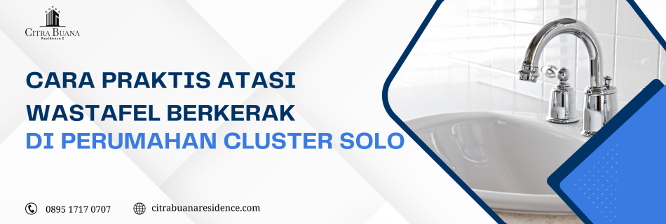 wastafel perumahan cluster solo