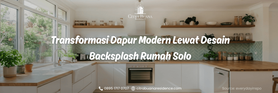 Desain Backsplash Rumah Solo