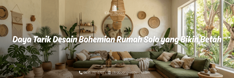 Desain Bohemian Rumah Solo