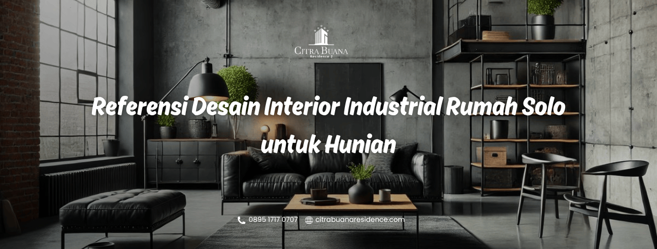 Desain Interior Industrial Rumah Solo