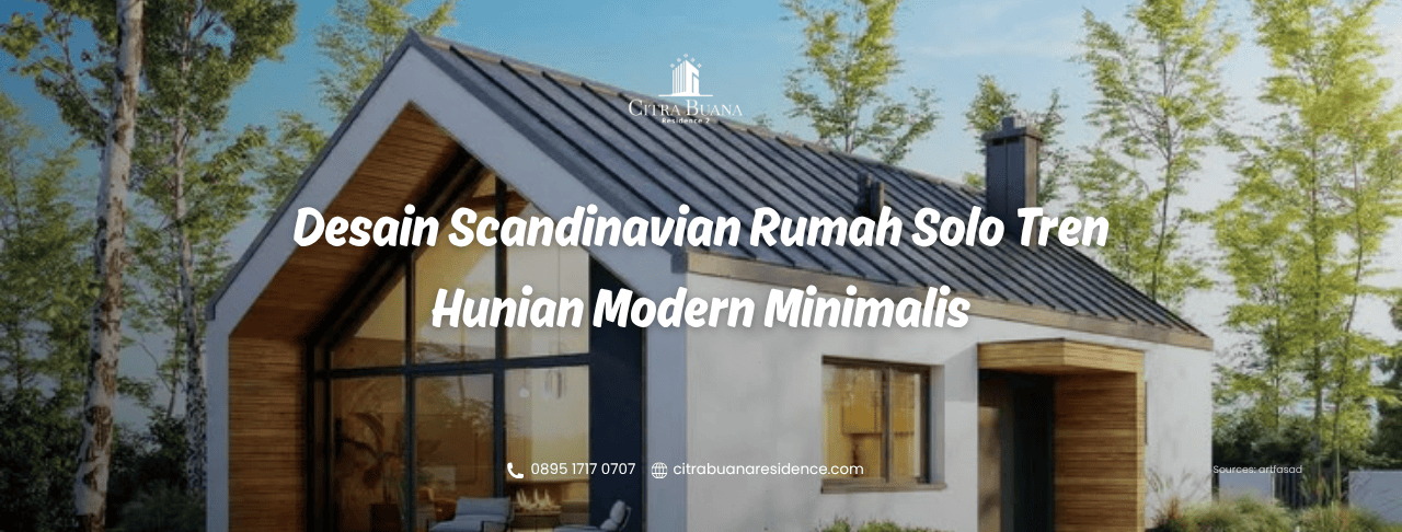 Desain Scandinavian Rumah Solo