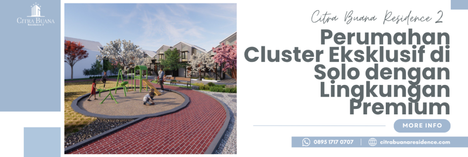 Perumahan Cluster Eksklusif di Solo