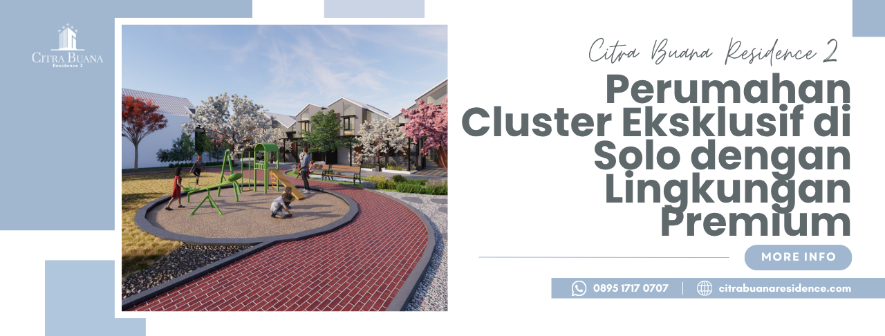 Perumahan Cluster Eksklusif di Solo