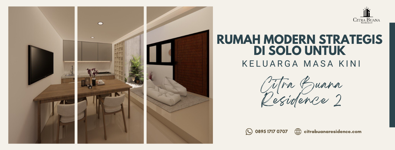 Rumah Modern Strategis di Solo