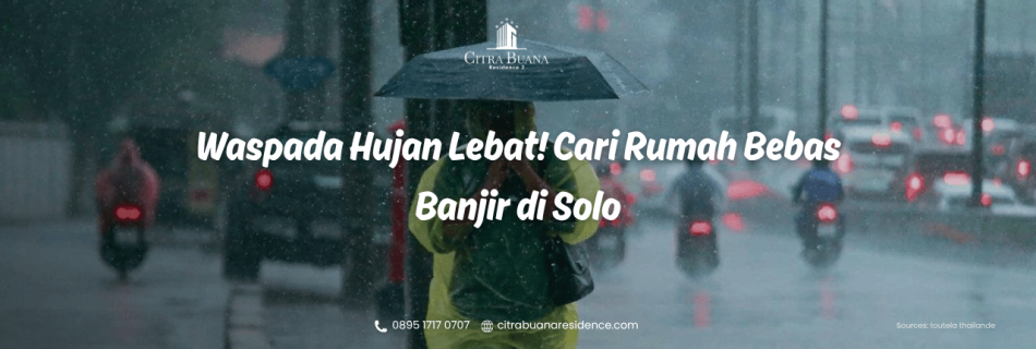 rumah bebas banjir di solo