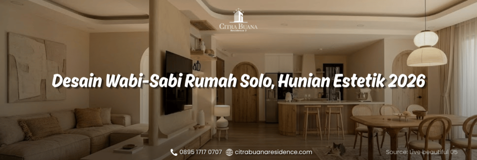 Desain Wabi-Sabi Rumah Solo