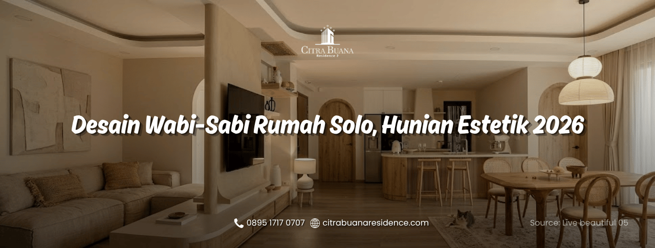 Desain Wabi-Sabi Rumah Solo