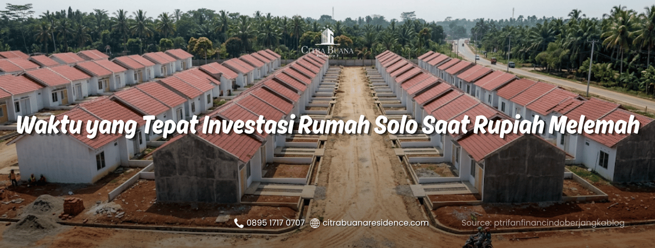 Harga rumah solo murah tapi sepi pembeli