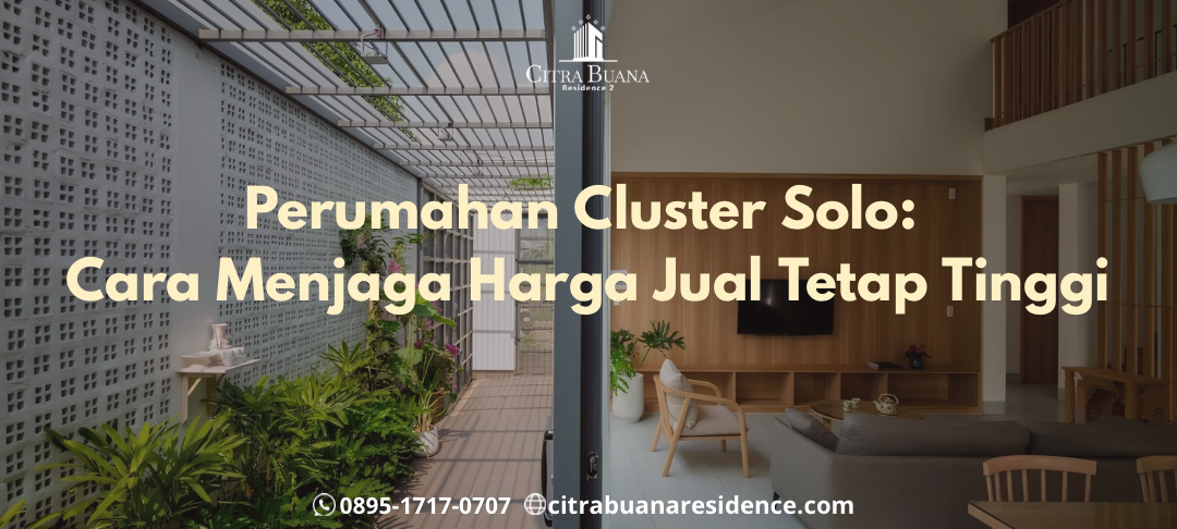 Perumahan cluster solo