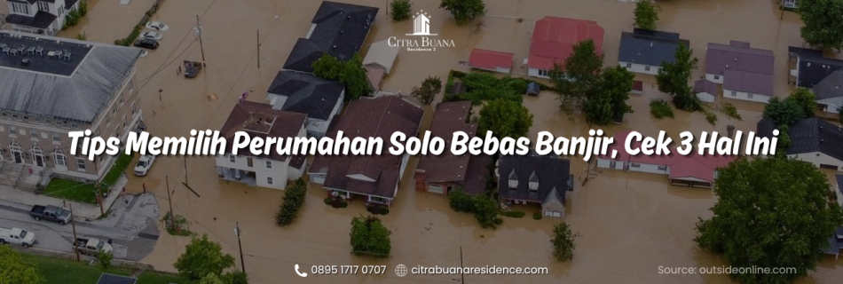 Perumahan Solo bebas banjir