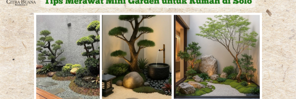 Mini garden rumah solo