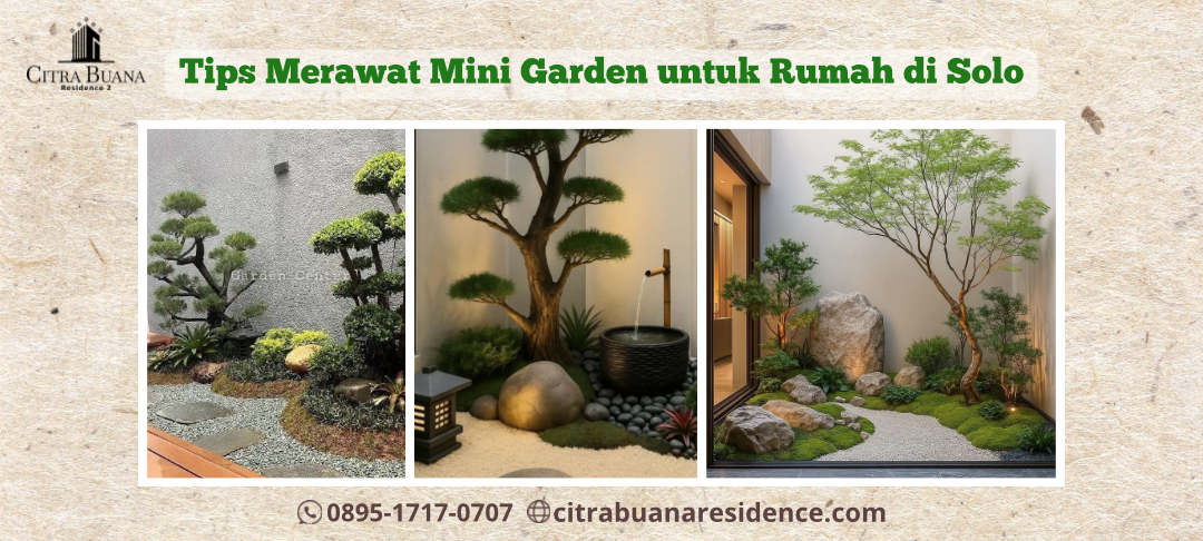 Mini garden rumah solo