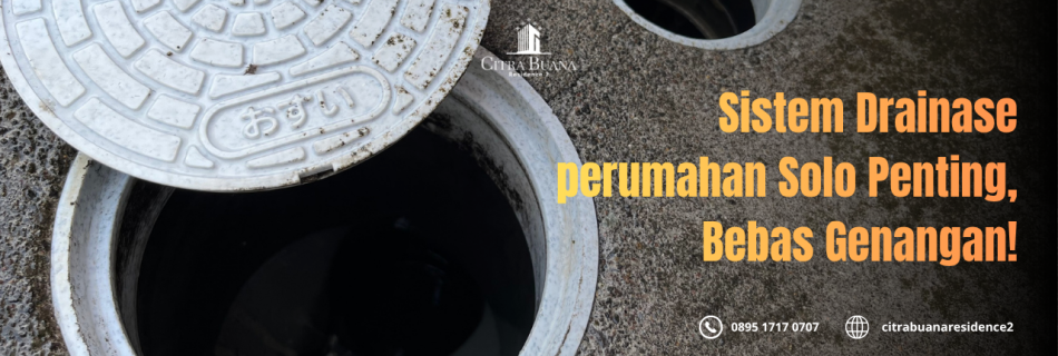 sistemm drainase perumahan solo
