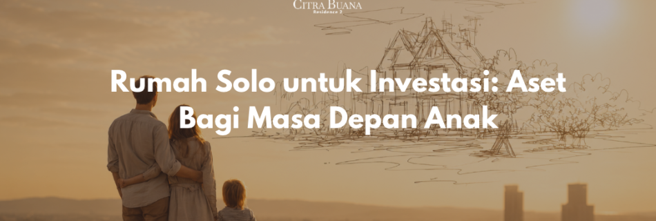 Rumah Solo untuk investasi