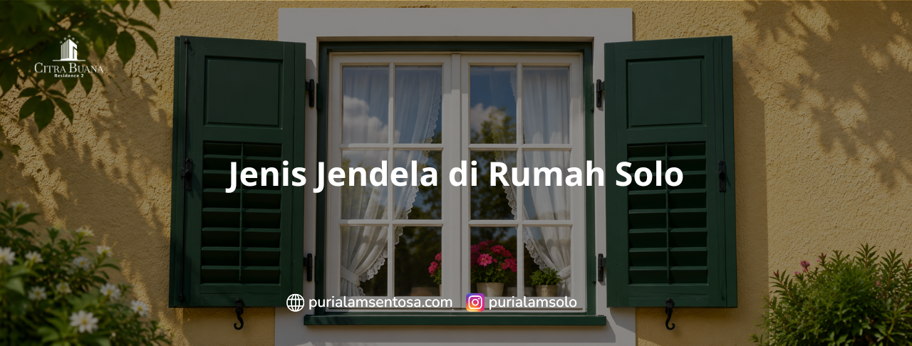 Jenis Jendela di Rumah Solo