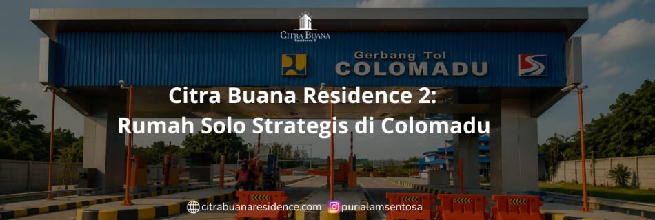 Citra Buana Residence 2: Rumah Solo Strategis di Colomadu
