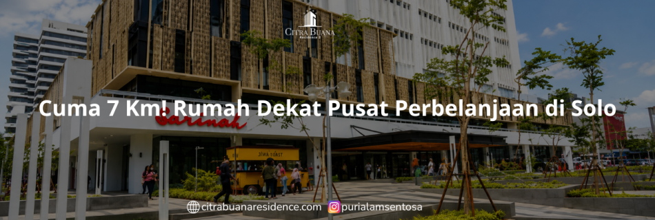 Cuma 7 Km! Rumah Dekat Pusat Perbelanjaan di Solo