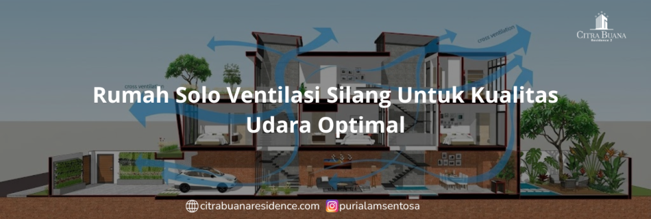 Rumah Solo Ventilasi Silang Untuk Kualitas Udara Optimal