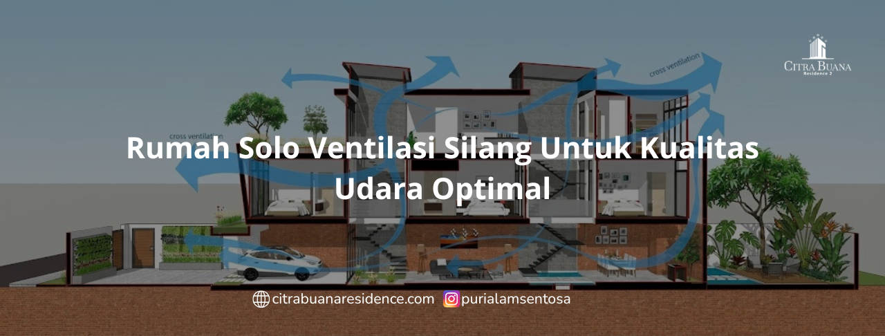 Rumah Solo Ventilasi Silang Untuk Kualitas Udara Optimal