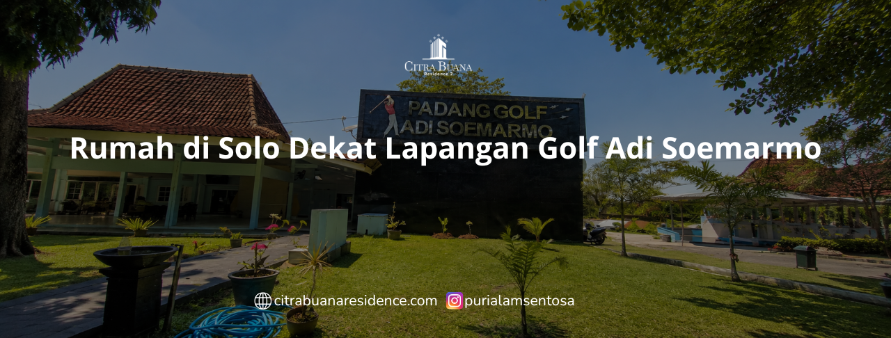 Rumah di Solo Dekat Lapangan Golf Adi Soemarmo