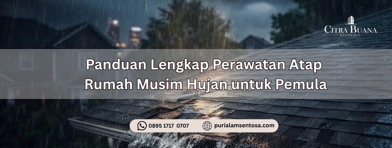 tukang membersihkan talang air di atap rumah sebelum musim hujan