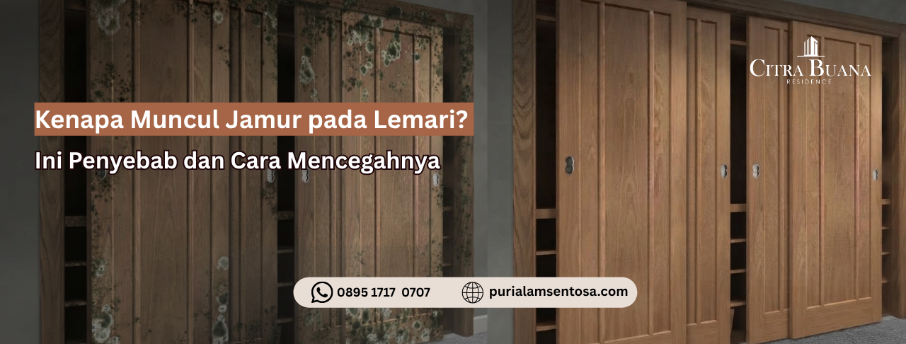 penyebab jamur pada lemari kayu
