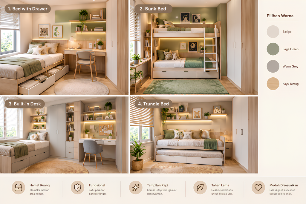 Furnitur Multifungsi, Satu Perabot Banyak Fungsi 